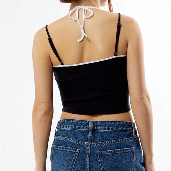 PACSUN Black and White Women's Top NWT - Picture 2 of 8